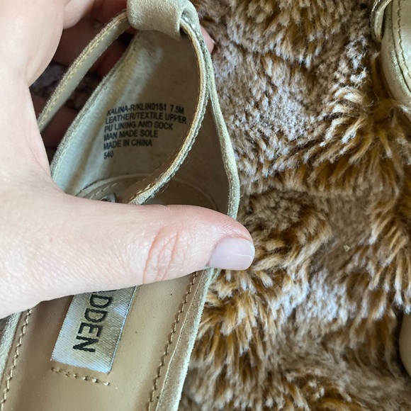 Steve Madden embellished Kalina Block suede Heel and Ankle Strap sandal - Picture 11 of 11